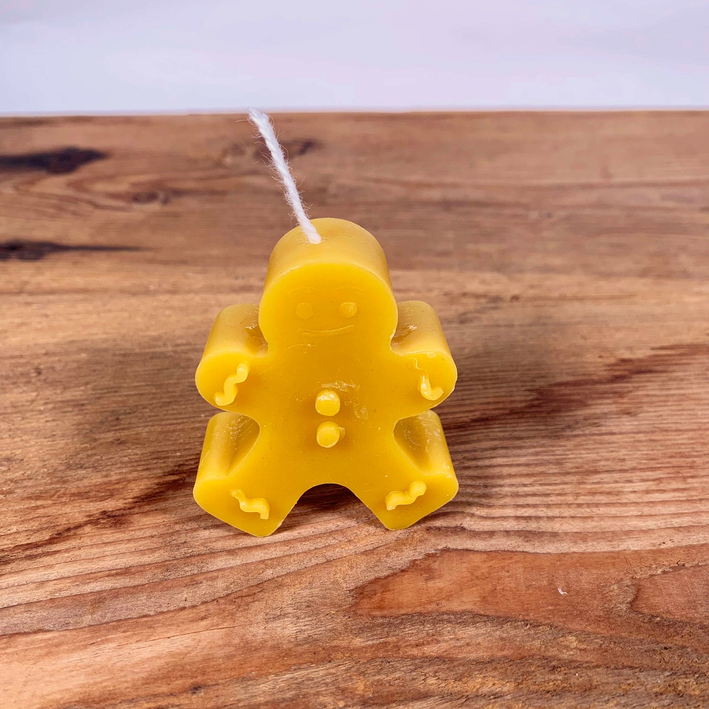 Candela cera d'api Omino pan di zenzero